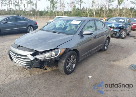 2018 Hyundai Elantra Value Edition z USA, uszkodzony, nr VIN KMHD84LFXJU470575